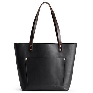 Leather Tote Bag Large Work Shoulder Purses And Handbags With ^_^